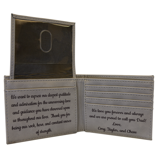 Personalized Bifold Wallet