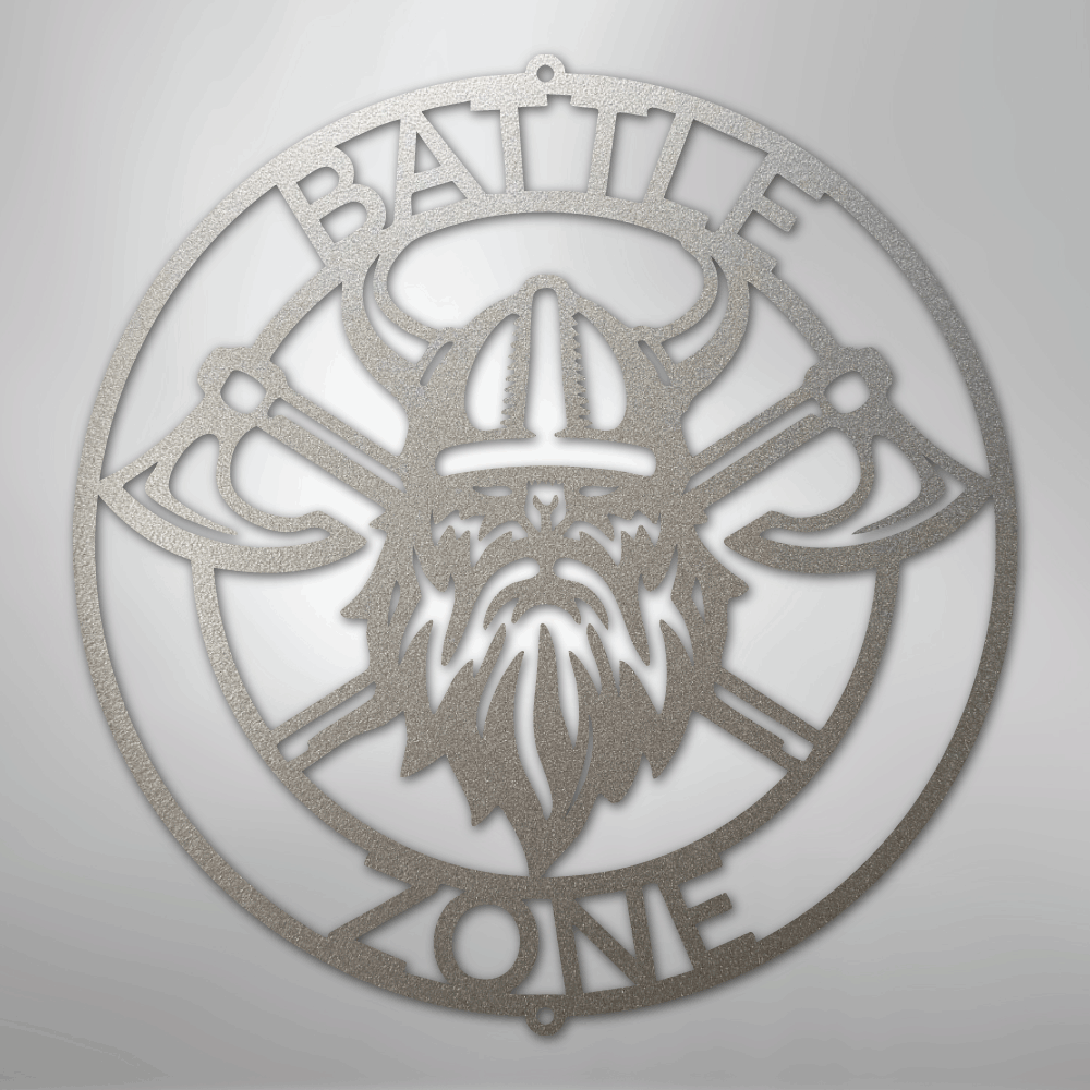 Monogram Csm Battle Axe Ring Monogram - Steel Sign – Amazing Monograms