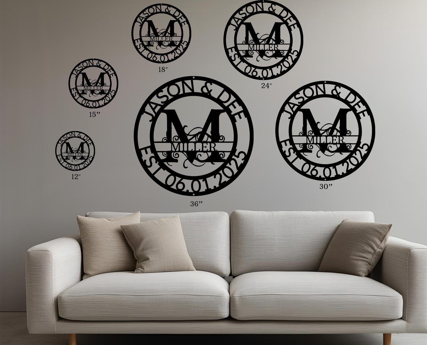 Infinity and Heart - Steel Sign