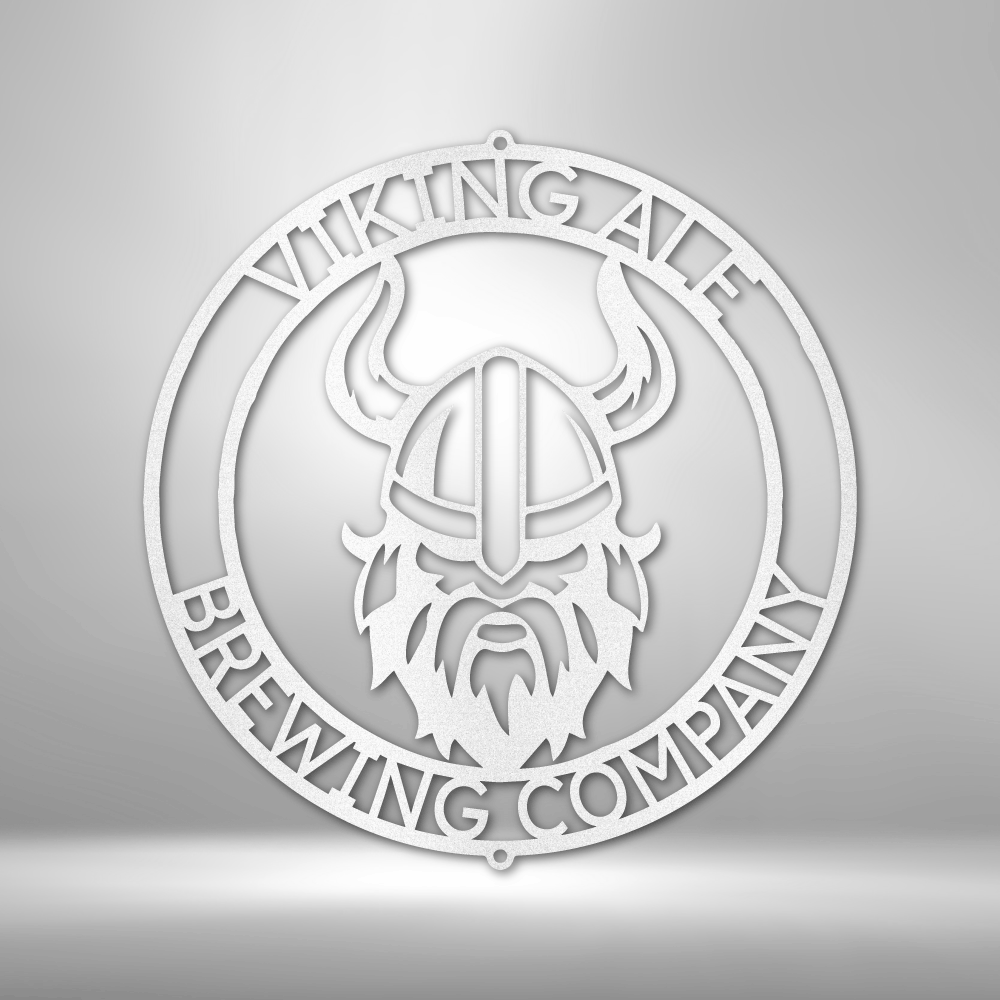Viking Ring Monogram - Steel Sign