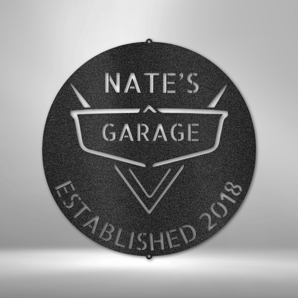 Classic Car Monogram - Steel Sign – Amazing Monograms
