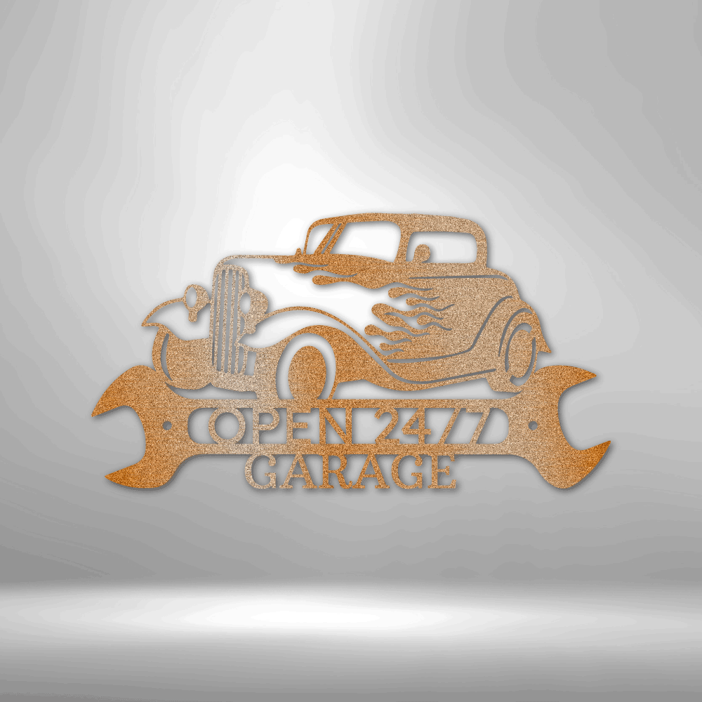 Monogram Csm Hot Rod Shop Monogram - Steel Sign – Amazing Monograms