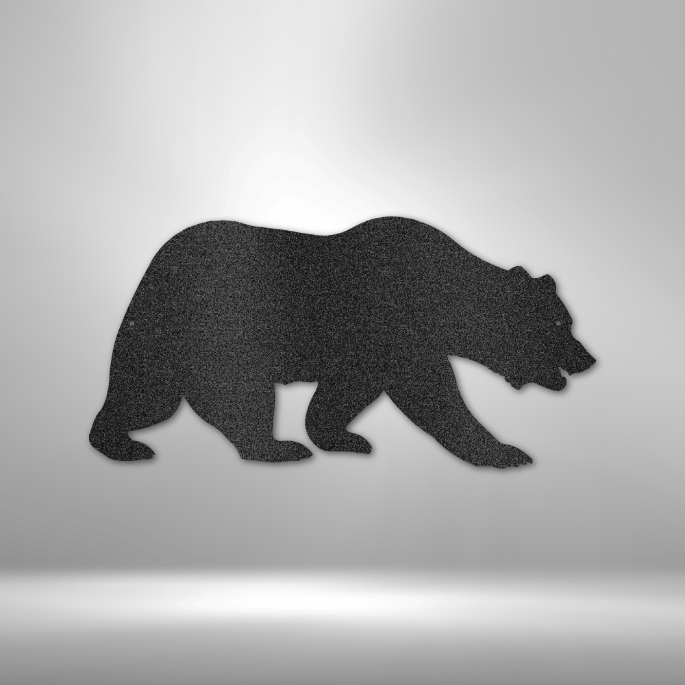 Grizzly Bear - Steel Sign
