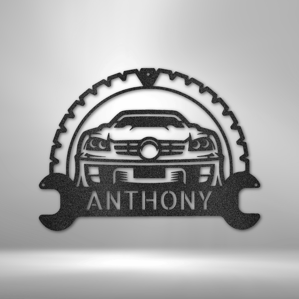 Classic Car Monogram - Steel Sign – Amazing Monograms