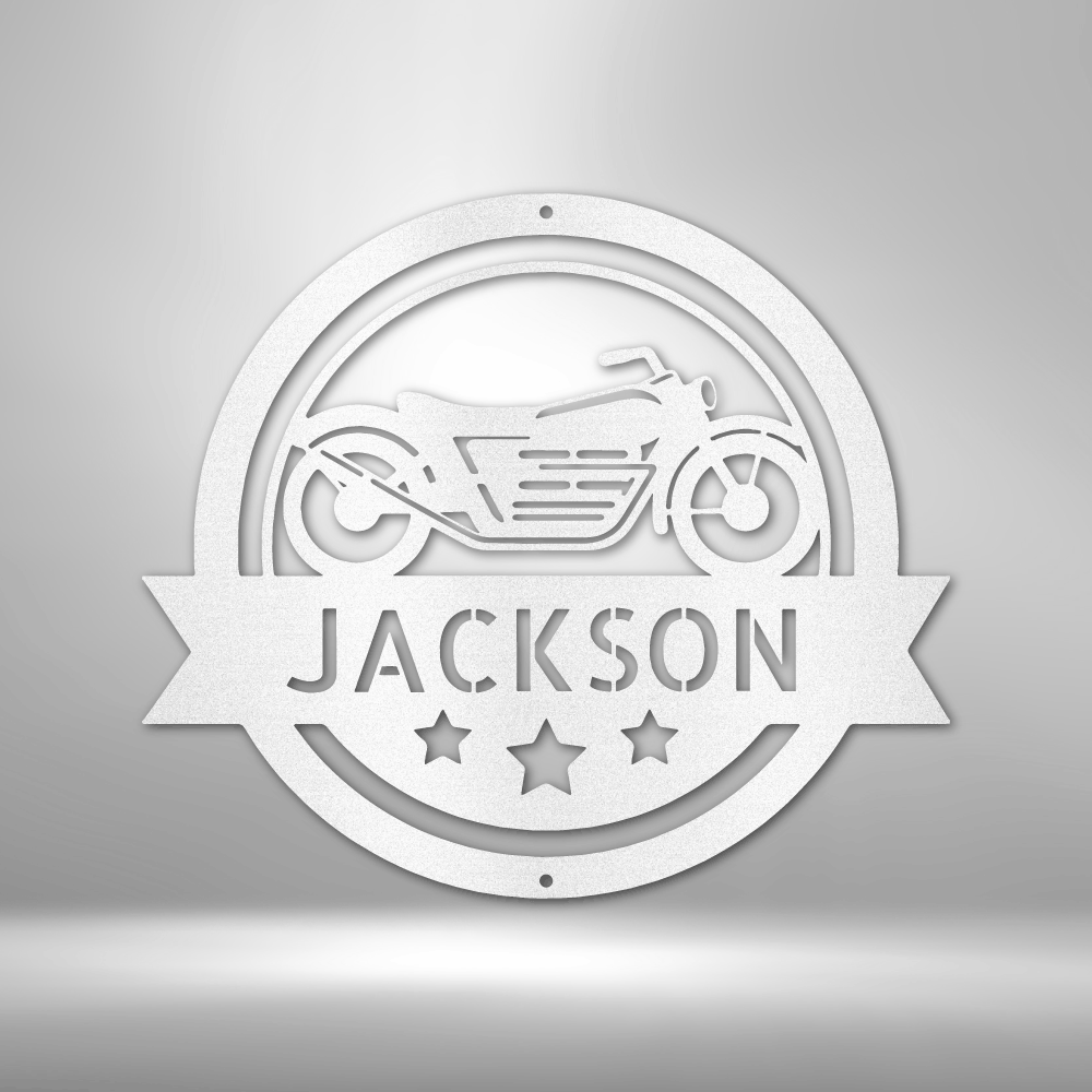 Monogram Csm Motorcycle Specialist Monogram - Steel Sign – Amazing Monograms