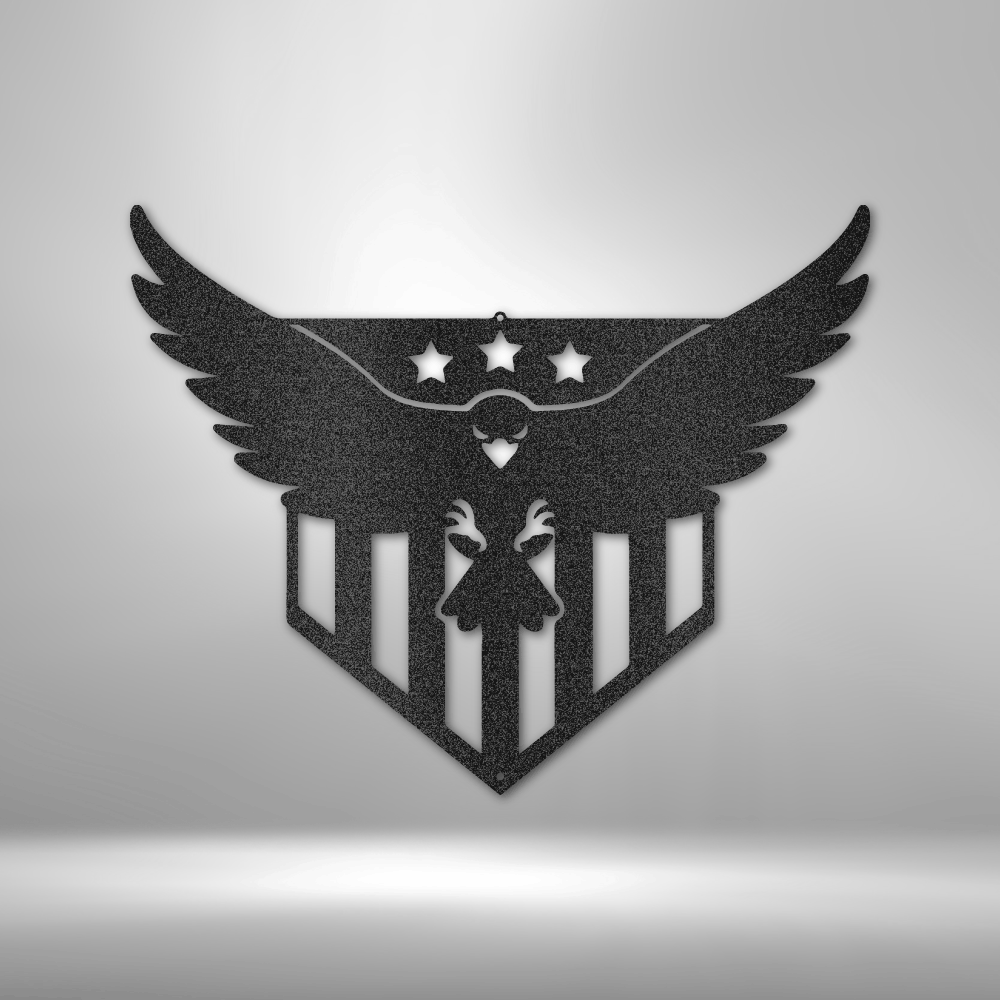 Swooping Eagle - Steel Sign