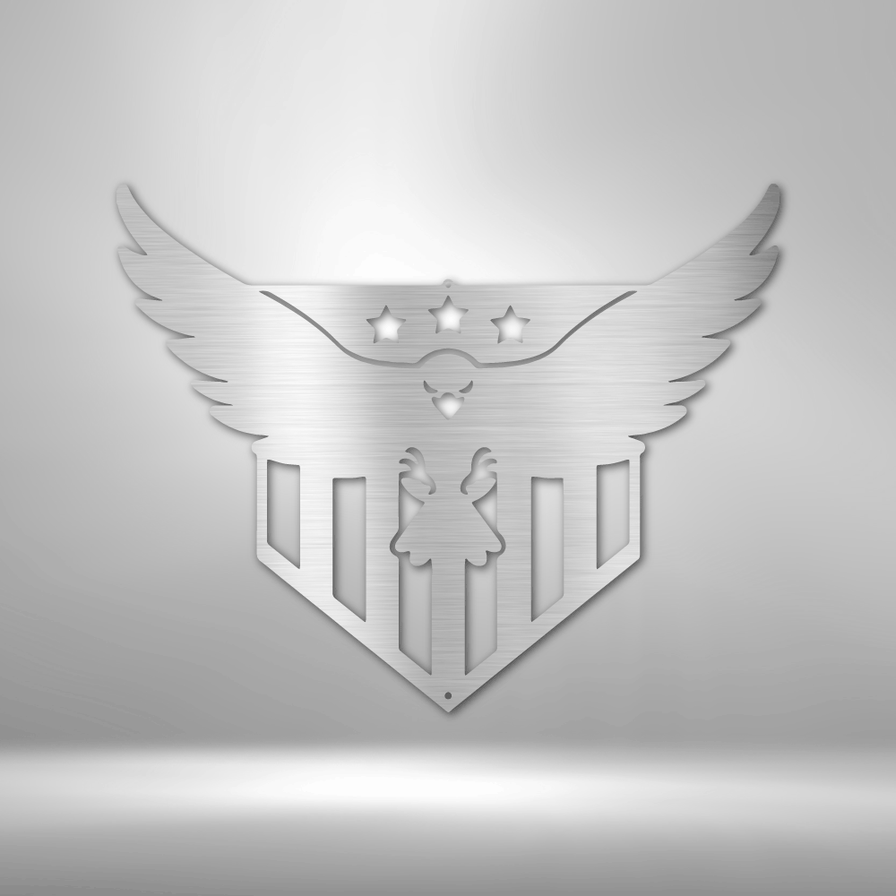 Swooping Eagle - Steel Sign