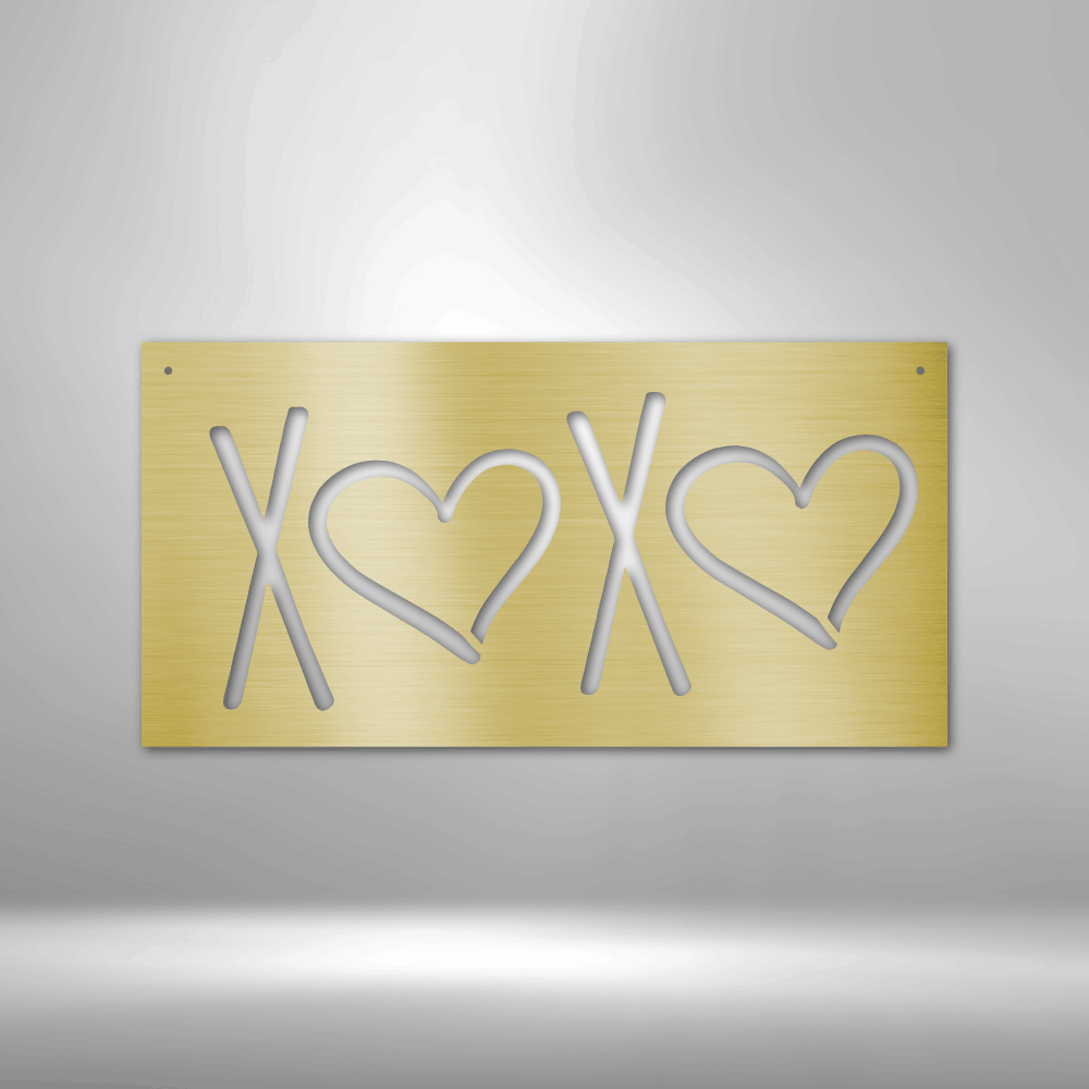 XOXO - Steel sign