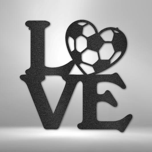 Soccer Love - Steel Sign
