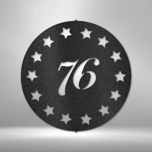 Old School 76 - Steel Sign