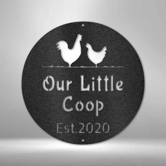Chicken Coop - Steel Sign