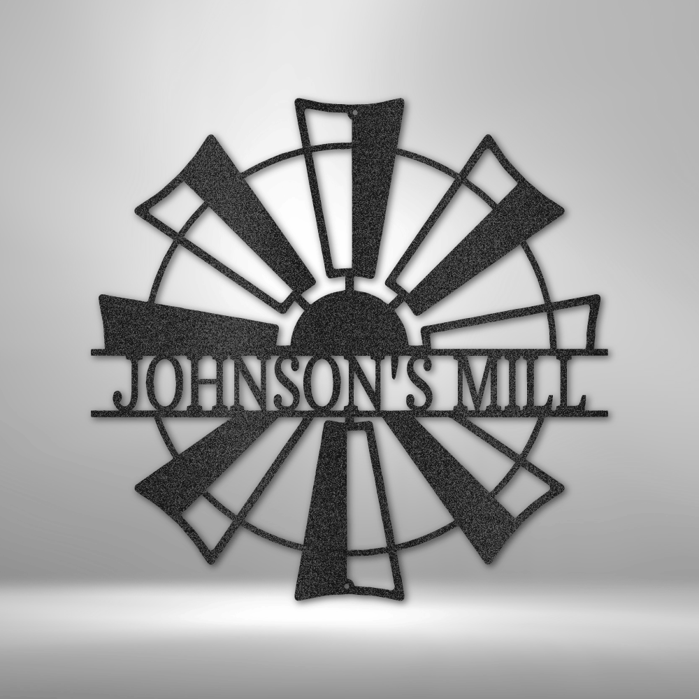 Monogram Csm Windmill Monogram - Steel Sign – Amazing Monograms