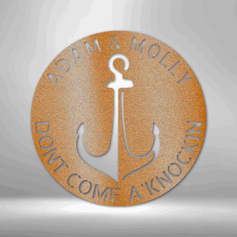 Anchor Plaque - Steel Sign